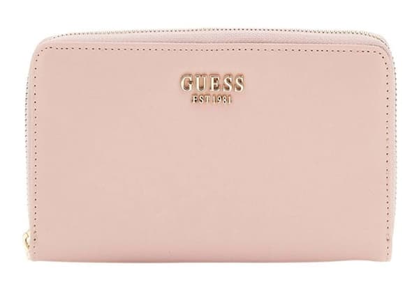 GUESS Plånbok rosa för kvinnor - Laurel SLG Zip Around Wallet L Rosa 293229