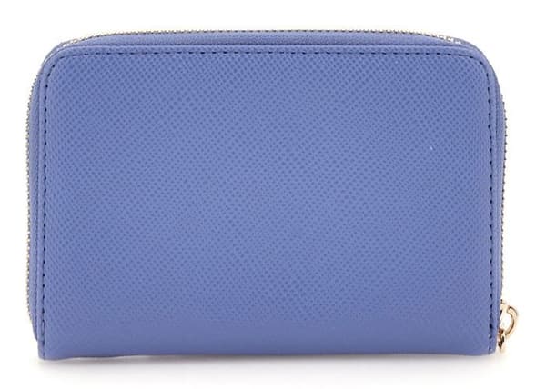 GUESS Blå plånbok för kvinnor - Laurel SLG Medium Zip Around Wallet Stormy Blue 300538