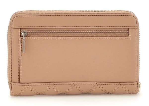GUESS Beige plånbok för kvinnor - Giully Zip Around Wallet L 296934