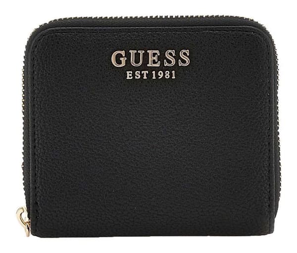 GUESS Svart plånbok för kvinnor - Laurel SLG Liten dragkedjeplånbok S 293254