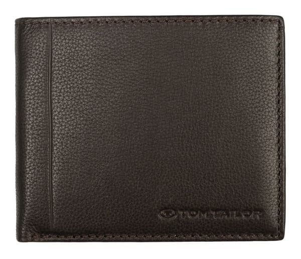 TOM TAILOR Plånbok Bela Horisontell Wallet Mörkbrun för män