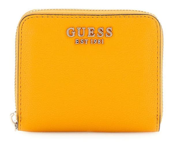 GUESS Plånbok orange för kvinnor - Eco Ali Zip Around Wallet S Marigold 278793