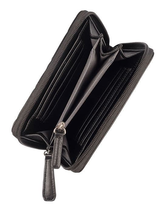 TOM TAILOR Amela Zip Plånbok M Svart för kvinna