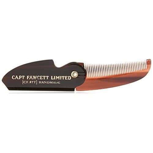 Captain Fawcetts Mustaschkam med vikbar ficka - CF87T - Tillverkad i England