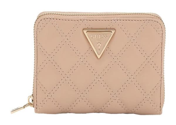 GUESS Rose kvinnobehörighet Giully SLG Zip Around Plånbok Ljusbeige M 269958