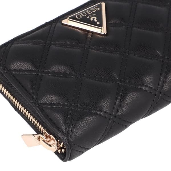 Plånbok - Guess - Giully Didi - 15 cm - Svart - Syntetisk - Glamour