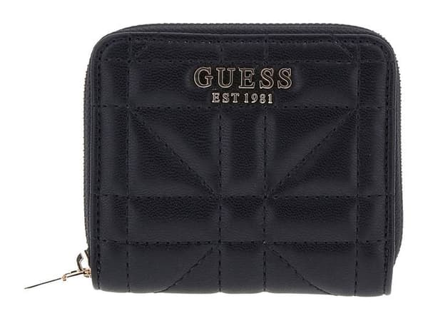 GUESS Plånbok svart för kvinnor Assia SLG Zip Around Wallet S 270019