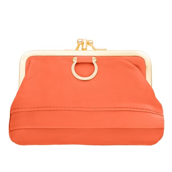 Medium Läderväska Läderväska Orange