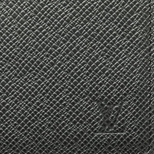 Pre-owned Louis Vuitton Taiga Multiple Wallet Black