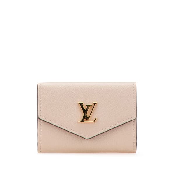 Pre-owned Louis Vuitton Leather Lockmini Wallet Brown