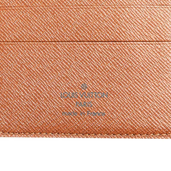 Pre-owned Louis Vuitton Monogram Porte Papier Zipped Wallet Brown