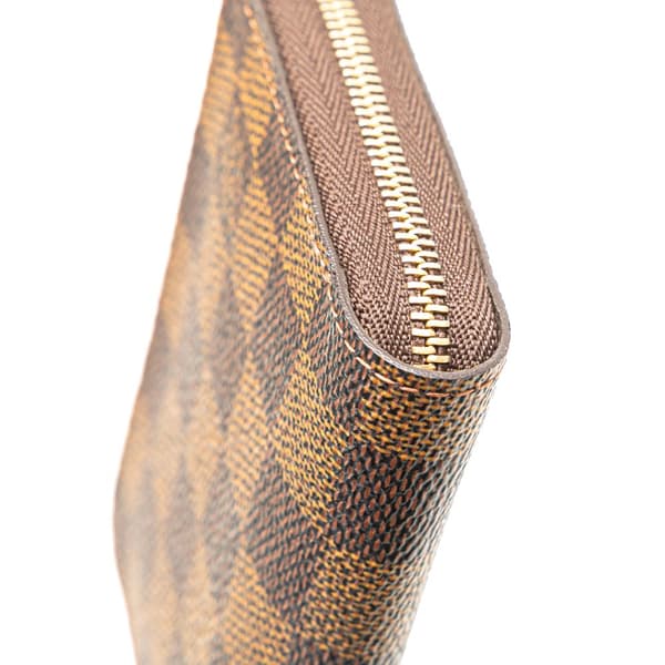 Pre-owned Louis Vuitton Damier Ebene Zippy Coin Purse Brown