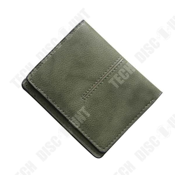 Enfärgat PU-läder plånbok för kvinnor retro kort plånbok kortfodral/handväska/finishar
