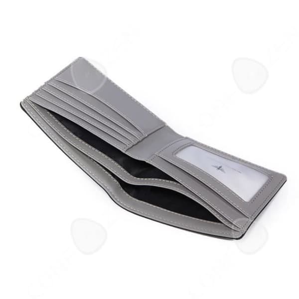 CONFO® Wallet Fashion Wallet Plånbok för män i europeisk och amerikansk stil i läder med flera kort