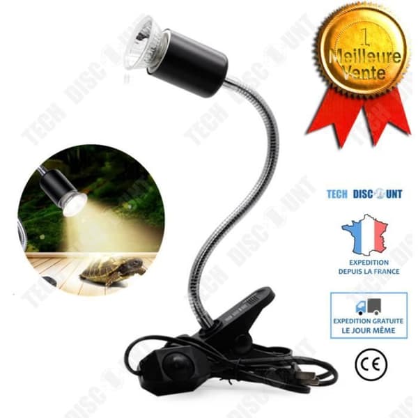 TD® Värmelamphållare Reptiler Keramisk lamphållare Glödlampa Svart Metall Temperaturbeständig för akvariebelysning