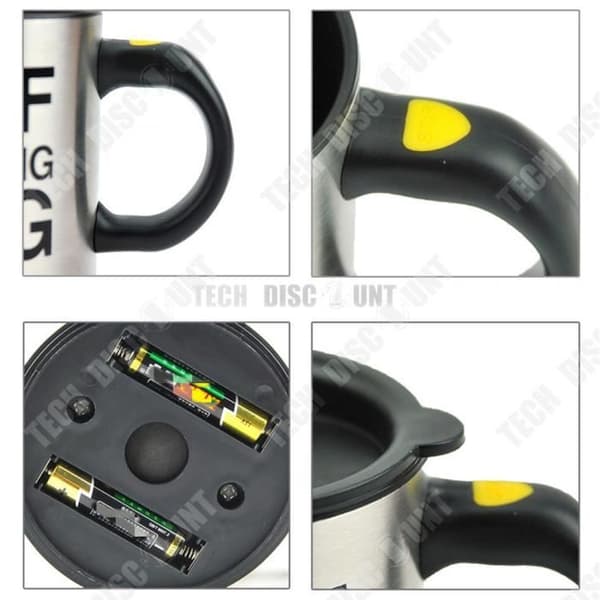 TD® Kaffekopp Mugg Original Automatisk Mixer Te Desktop Espresso Mixer Självomrörande Smart Electric Rostfri