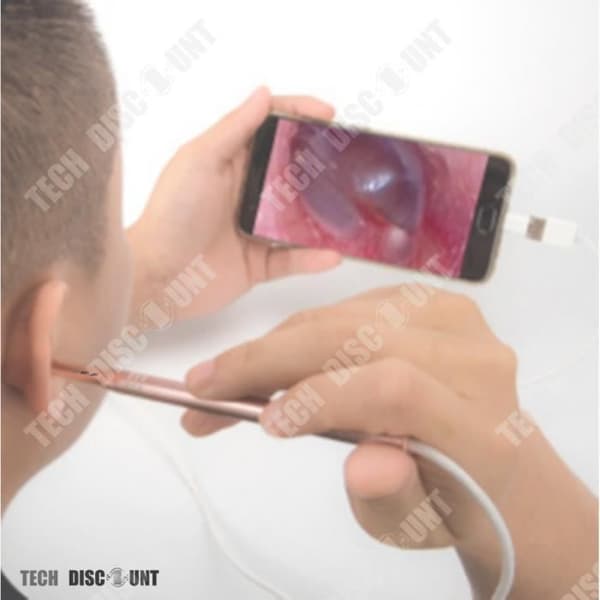 TD® otoscope pro medicinsk pediatrisk barn LED USB endoskop kamera nät vattentät remover visuella öronstick rengöringsverktyg