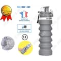 Miniatyrbild 1 av 4: TD® hopfällbar sportvattenflaska för barn återanvändbar plast flicka läckagesäker 500ml flaska löpning fitness ekologisk bärbar stor storlek