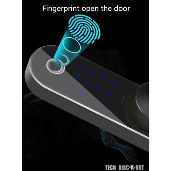 TD® biometriskt lås smart skjutdörrslås smart digitalt kodrum elektroniskt digitalt hänglås