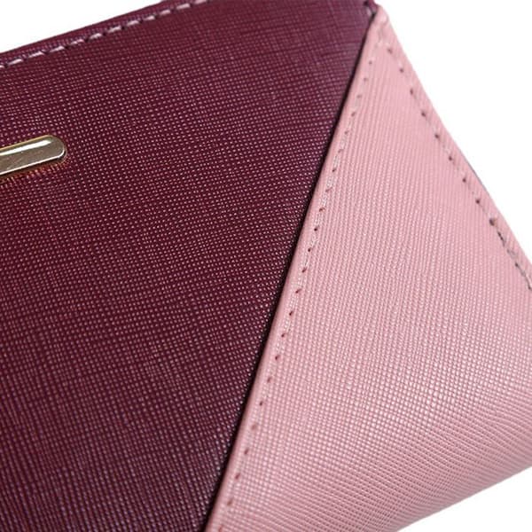 Plånbok - TD® - Dubbel dragkedja - Stor kapacitet - Rosa - Praktisk