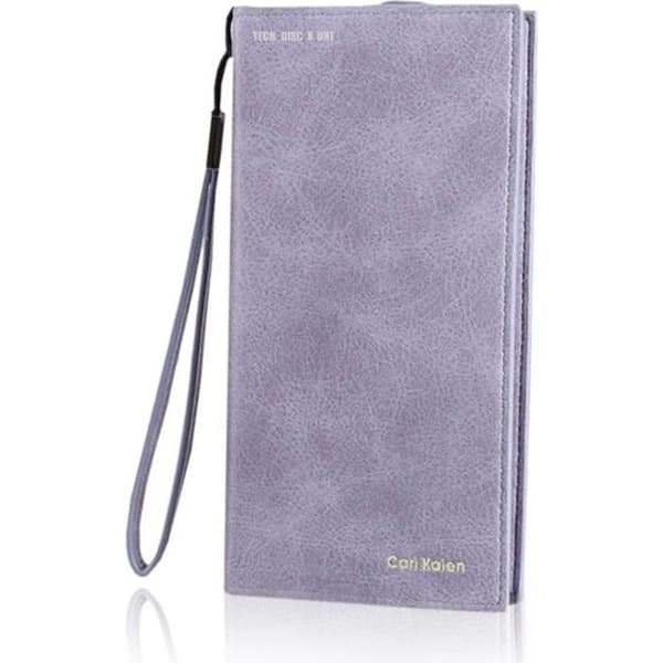 TD® TD® Plånböcker för kvinnor Gråa myntplånböcker Designfickor Lila handväska Liten praktiskt och elegant handtag Säkert grepp
