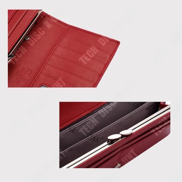 TD® mors dag present plånbok för damer Europeisk och amerikansk stil krokodilmönster Clutch multifunktionsplånbok