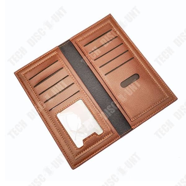 TD® Herrplånbok 18,5*9*1 cm Snygg affärsplånbok Flera kort Space Mjukt läder Pengaklämma