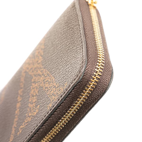 Pre-owned Louis Vuitton Monogram Giant Zippy Coin Purse Brown