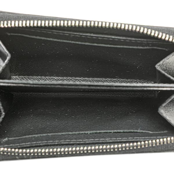 Pre-owned Louis Vuitton Damier Graphite Zippy Coin Pouch Black