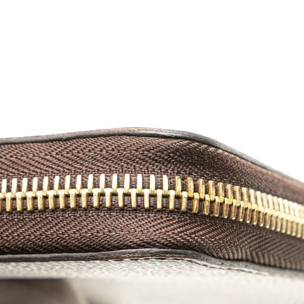 Pre-owned Louis Vuitton Monogram Zippy Long Wallet Brown