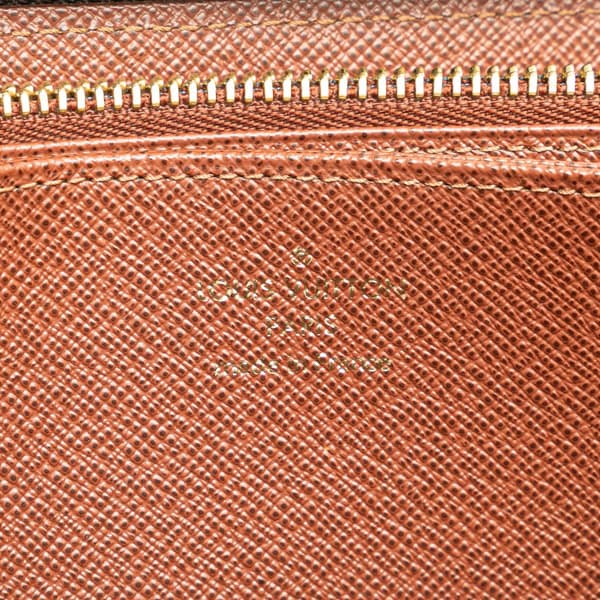 Pre-owned Louis Vuitton Monogram Zippy Long Wallet Brown