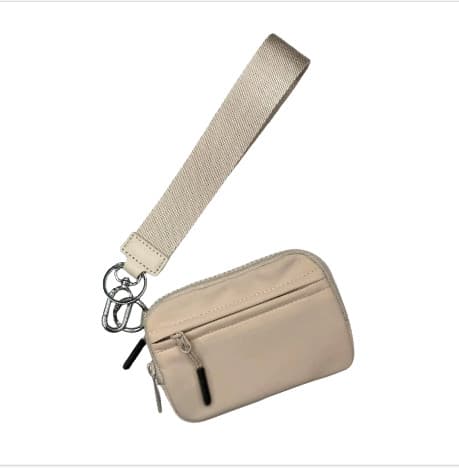 INF Håndledds Nylon Myntpung Liten Lommebok Kortholder Kaki