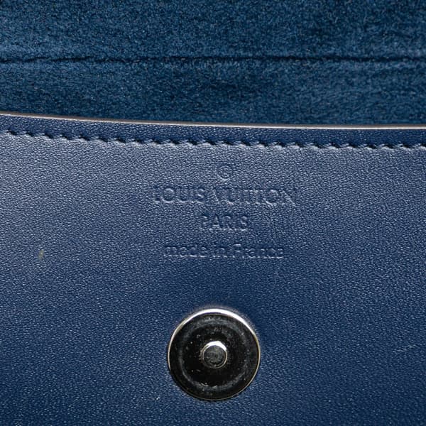 Pre-owned Louis Vuitton Monogram Escale Sunglasses Case Blue