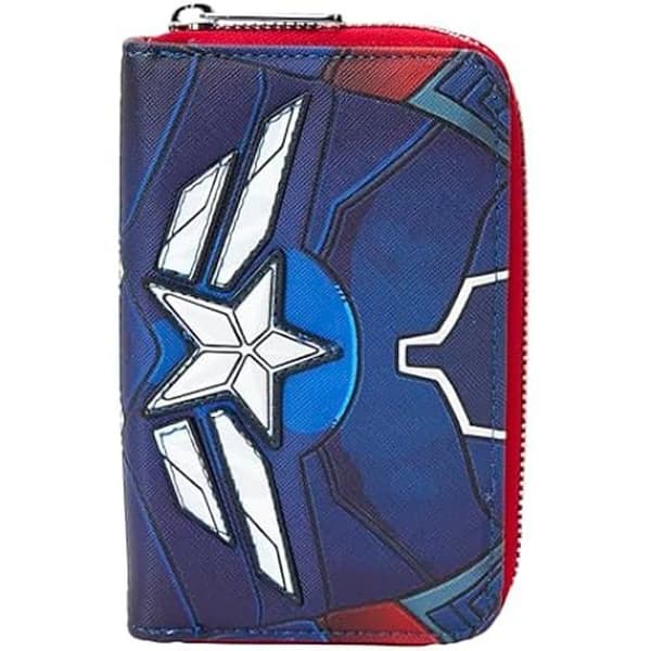 Portfölj - LOUNGEFLY - Captain America Brave New World - Multicolor - Zippar - Syntetisk