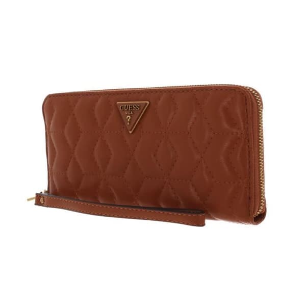 GUESS Elenia SLG Zip Around Plånbok L Cognac [202807] - plånbok plånbok