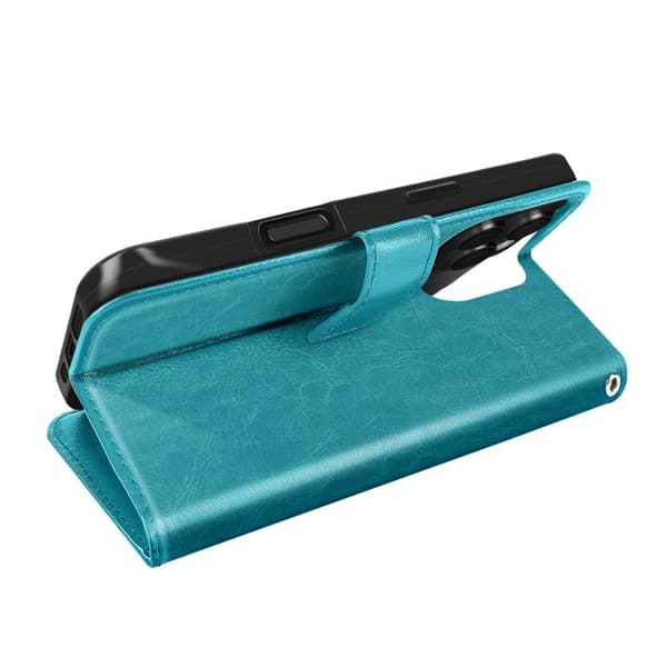 Fodral för iPhone 16 Pro Max Plånbok med Rem Mayaxess Turkos