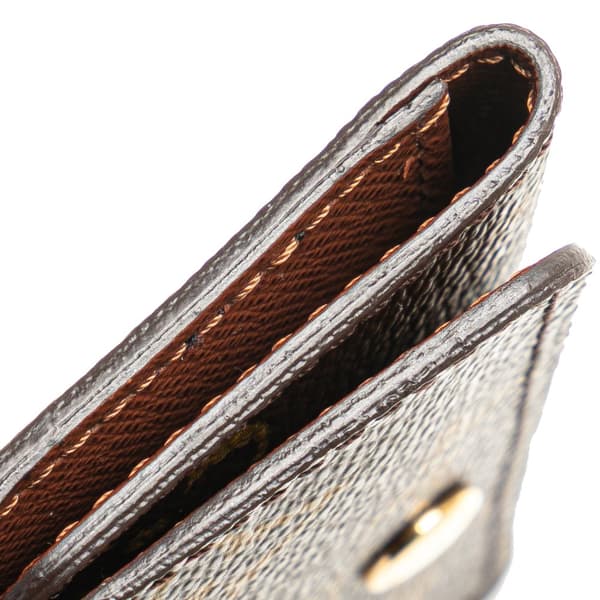 Pre-owned Louis Vuitton Monogram 4 Key Holder Brown