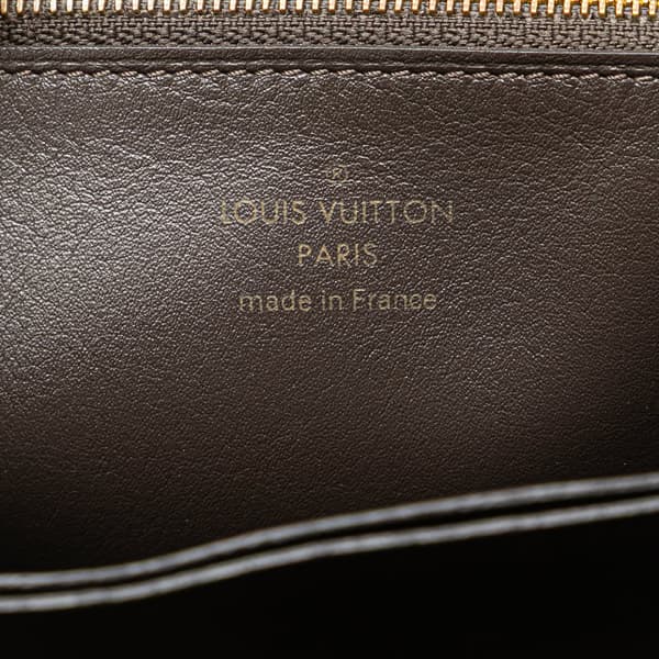 Pre-owned Louis Vuitton Taurillon Comete Wallet Brown