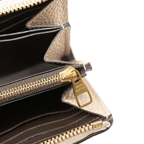 Pre-owned Louis Vuitton Taurillon Comete Wallet Brown
