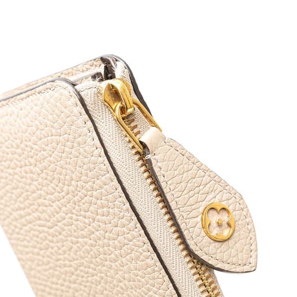 Pre-owned Louis Vuitton Taurillon Comete Wallet Brown