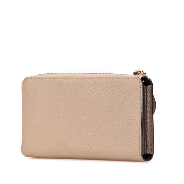 Pre-owned Louis Vuitton Taurillon Comete Wallet Brown