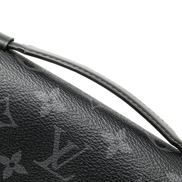 Pre-owned Louis Vuitton Monogram Eclipse Zippy XL Wallet Black