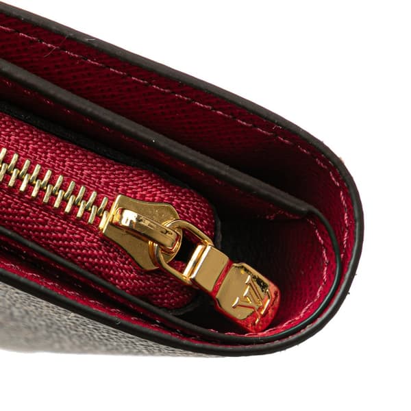 Pre-owned Louis Vuitton Monogram Juliette Wallet Brown