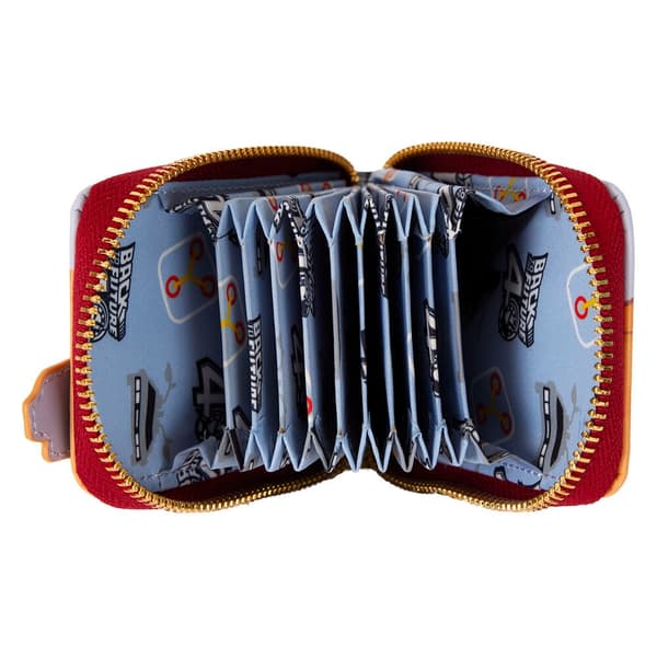 Loungefly Back to the Future 40th Anniversary Delorean Accordion card holder