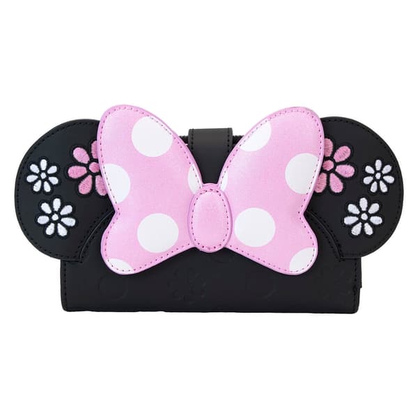 Loungefly Disney Minnie Floral Rock the Dots wallet