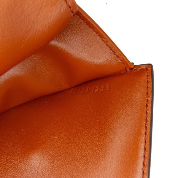 Pre-owned Celine Triomphe Canvas Tri-fold Wallet Brown