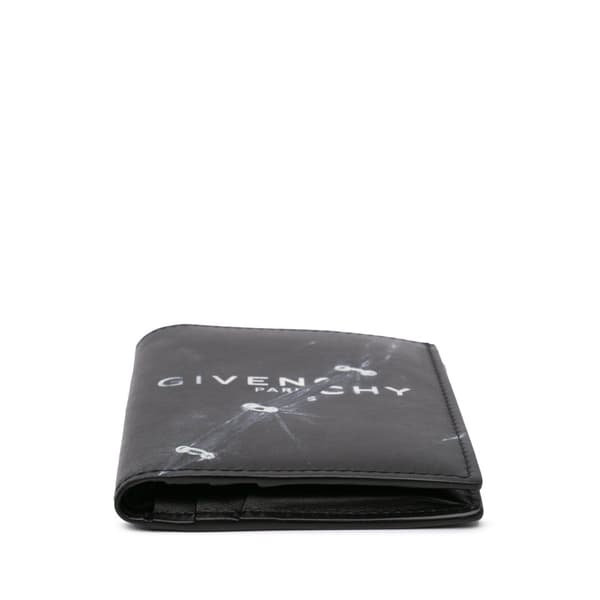 Pre-owned Givenchy Leather Card Holder Black
