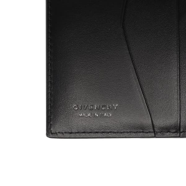 Pre-owned Givenchy Leather Card Holder Black