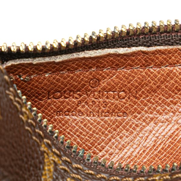 Pre-owned Louis Vuitton Monogram Etui Golf Ball Case Brown