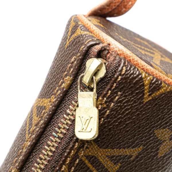 Pre-owned Louis Vuitton Monogram Etui Golf Ball Case Brown